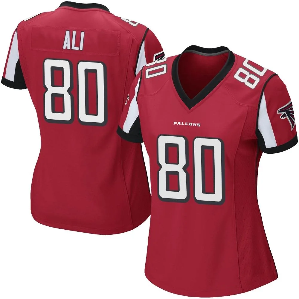 Josh Ali Atlanta Falcons Women's Nike Team Color Game Red Jersey Josh Ali Atlanta Falcons Women's Nike Team Color Game Red Jersey