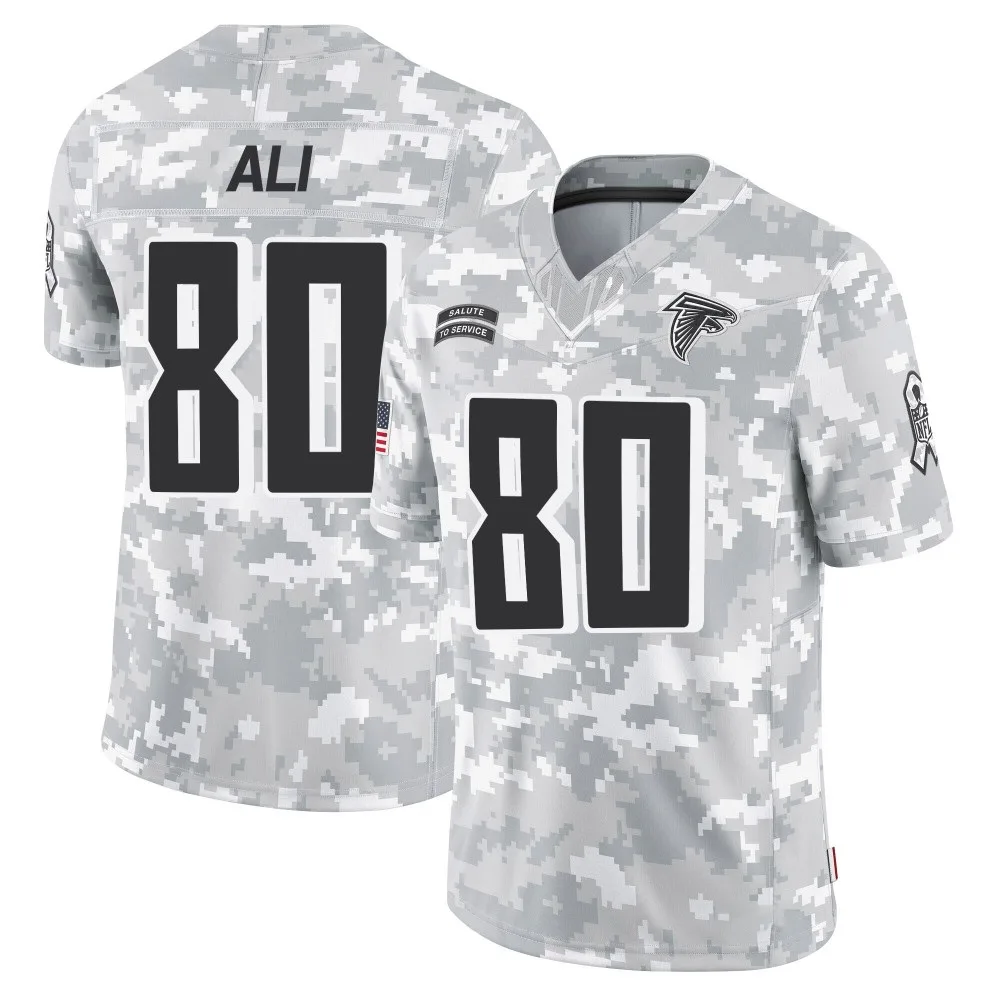 Josh Ali Atlanta Falcons Youth Nike 2024 Salute To Service Limited Arctic Camo Jersey Josh Ali Atlanta Falcons Youth Nike 2024 Salute To Service Limited Arctic Camo Jersey