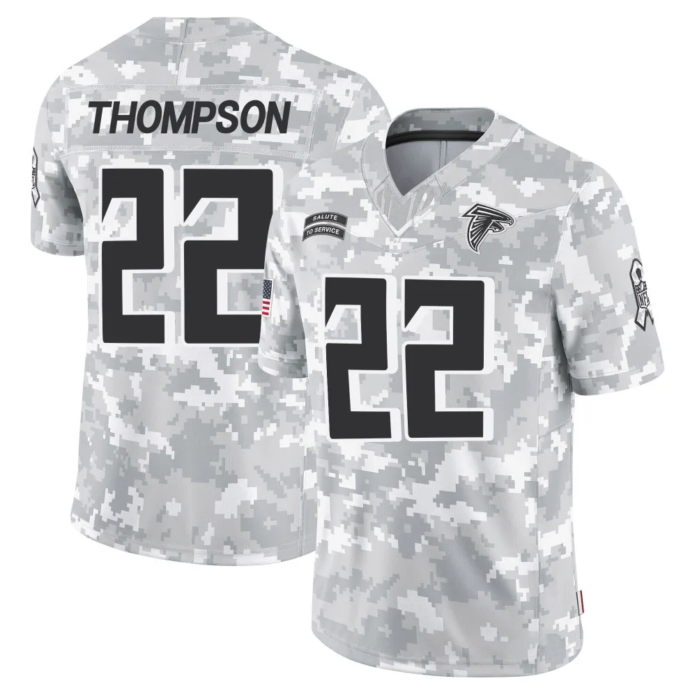 Josh Thompson Atlanta Falcons Men's Nike 2024 Salute To Service Limited Arctic Camo Jersey Josh Thompson Atlanta Falcons Men's Nike 2024 Salute To Service Limited Arctic Camo Jersey