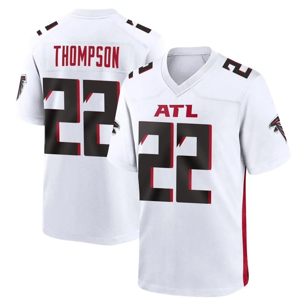 Josh Thompson Atlanta Falcons Men's Nike Game White Jersey Josh Thompson Atlanta Falcons Men's Nike Game White Jersey