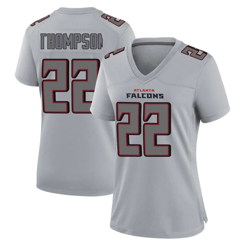 Josh Thompson Atlanta Falcons Women's Nike Atmosphere Fashion Game Gray Jersey Josh Thompson Atlanta Falcons Women's Nike Atmosphere Fashion Game Gray Jersey
