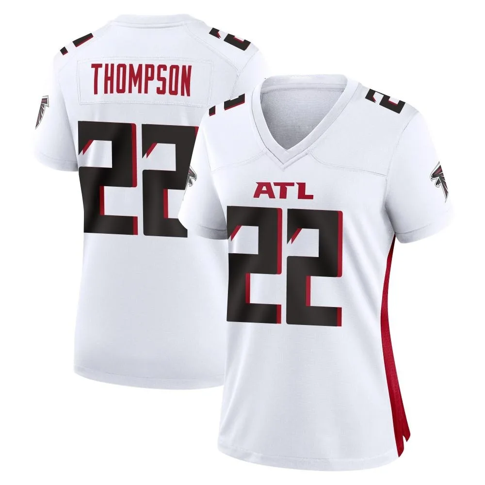 Josh Thompson Atlanta Falcons Women's Nike Game White Jersey Josh Thompson Atlanta Falcons Women's Nike Game White Jersey