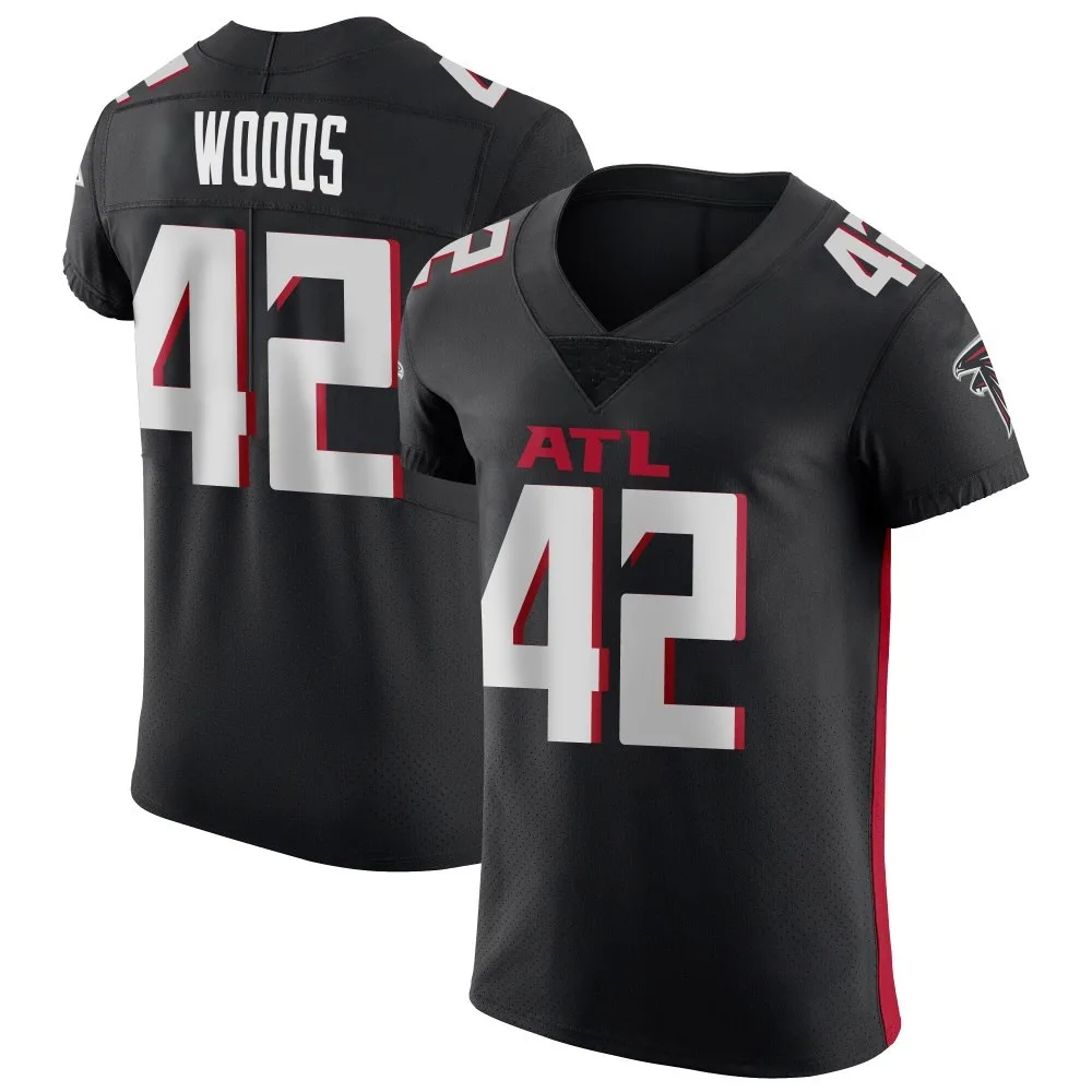 Josh Woods Atlanta Falcons Men's Nike Alternate Elite Black Jersey Josh Woods Atlanta Falcons Men's Nike Alternate Elite Black Jersey