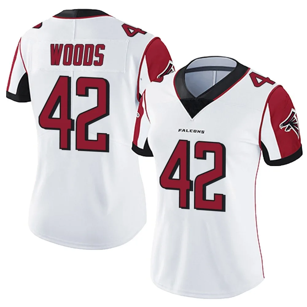 Josh Woods Atlanta Falcons Women's Nike Vapor Untouchable Limited White Jersey Josh Woods Atlanta Falcons Women's Nike Vapor Untouchable Limited White Jersey