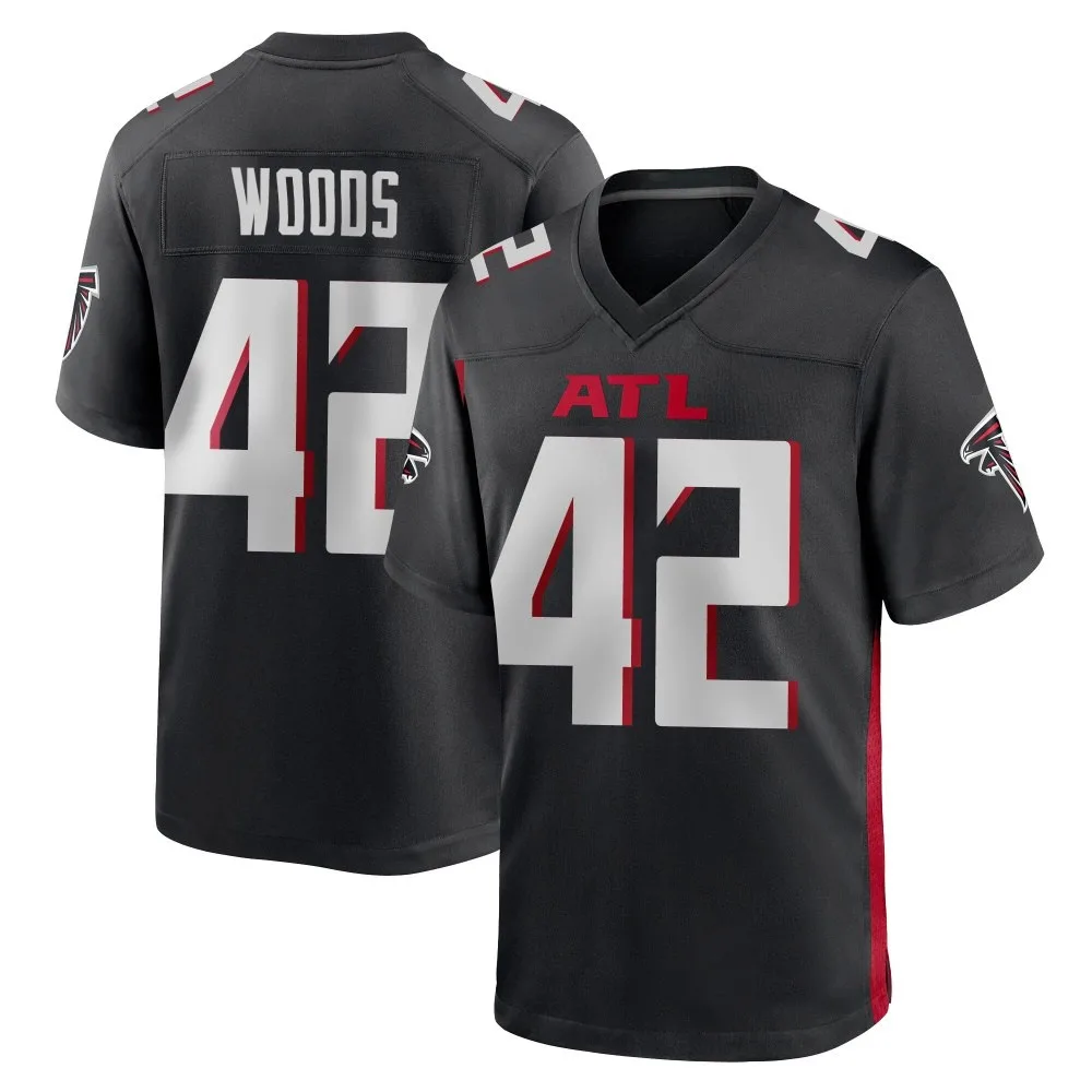 Josh Woods Atlanta Falcons Youth Nike Alternate Game Black Jersey Josh Woods Atlanta Falcons Youth Nike Alternate Game Black Jersey
