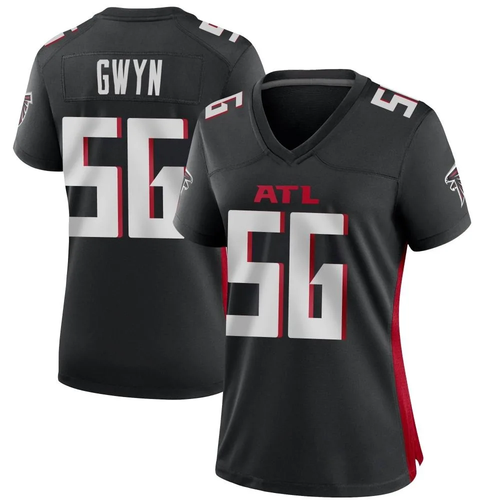 Jovaughn Gwyn Atlanta Falcons Women's Nike Alternate Game Black Jersey Jovaughn Gwyn Atlanta Falcons Women's Nike Alternate Game Black Jersey