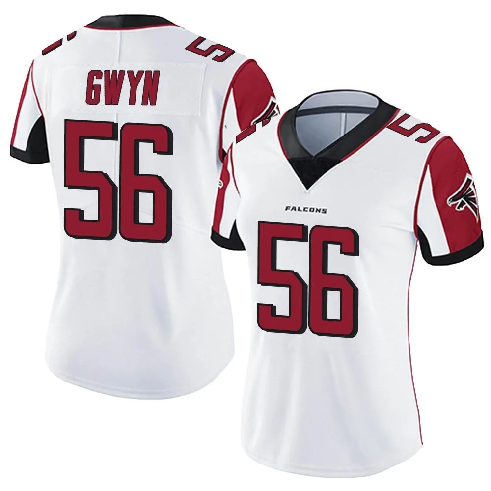 Jovaughn Gwyn Atlanta Falcons Women's Nike Vapor Untouchable Limited White Jersey Jovaughn Gwyn Atlanta Falcons Women's Nike Vapor Untouchable Limited White Jersey