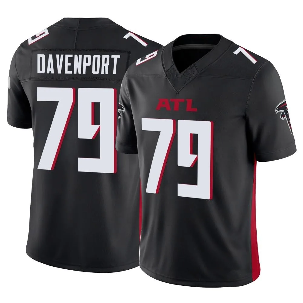 Julien Davenport Atlanta Falcons Men's Nike Vapor F.U.S.E. Limited Black Jersey Julien Davenport Atlanta Falcons Men's Nike Vapor F.U.S.E. Limited Black Jersey
