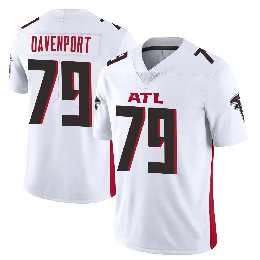 Julien Davenport Atlanta Falcons Men's Nike Vapor Untouchable Limited White Jersey Julien Davenport Atlanta Falcons Men's Nike Vapor Untouchable Limited White Jersey