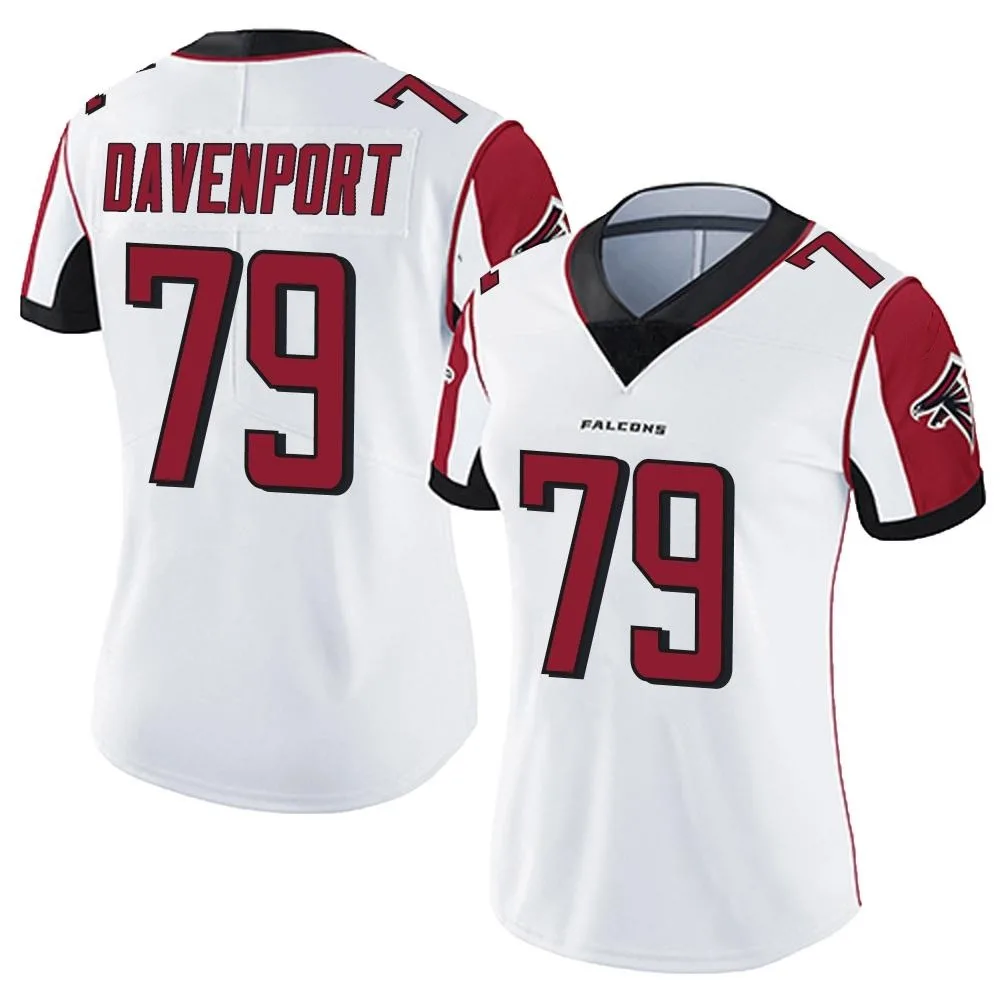 Julien Davenport Atlanta Falcons Women's Nike Vapor Untouchable Limited White Jersey Julien Davenport Atlanta Falcons Women's Nike Vapor Untouchable Limited White Jersey