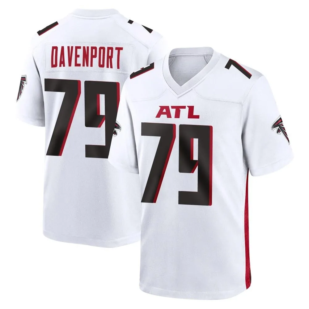 Julien Davenport Atlanta Falcons Youth Nike Game White Jersey Julien Davenport Atlanta Falcons Youth Nike Game White Jersey