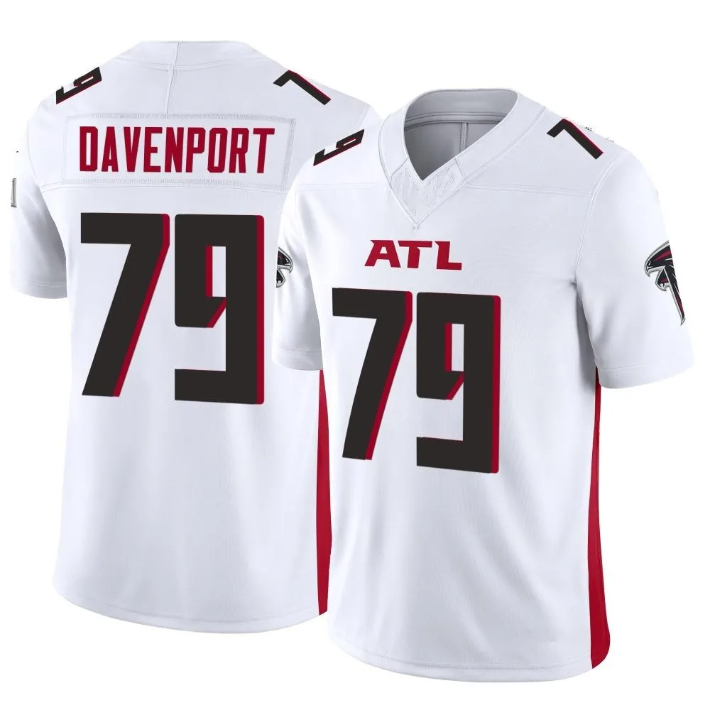 Julien Davenport Atlanta Falcons Youth Nike Vapor F.U.S.E. Limited White Jersey Julien Davenport Atlanta Falcons Youth Nike Vapor F.U.S.E. Limited White Jersey