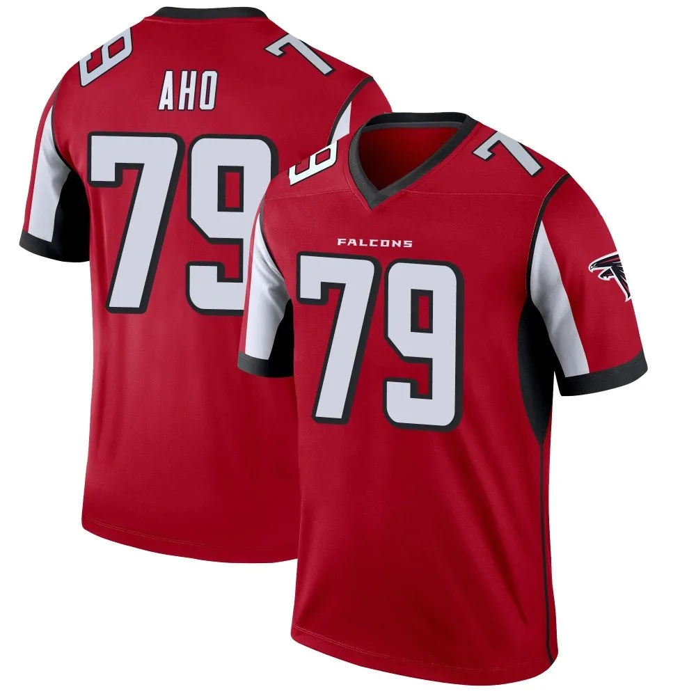 Junior Aho Atlanta Falcons Men's Nike Legend Red Jersey Junior Aho Atlanta Falcons Men's Nike Legend Red Jersey