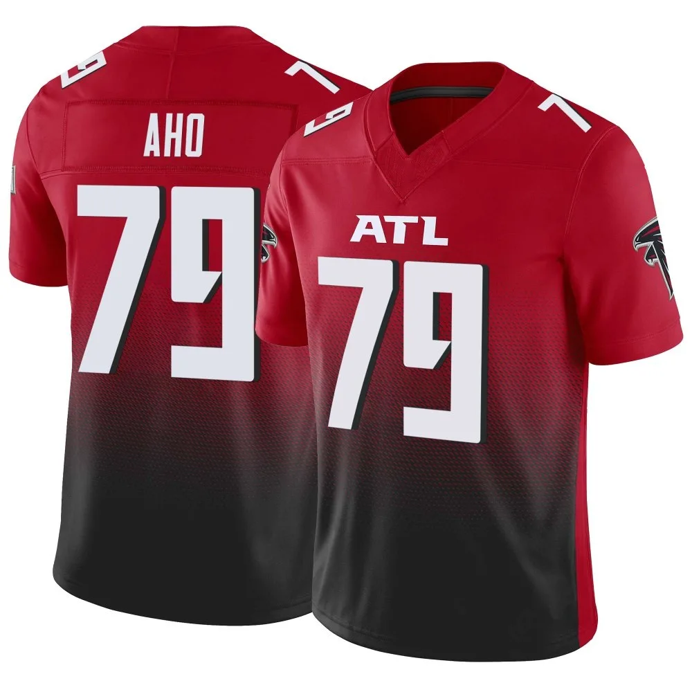 Junior Aho Atlanta Falcons Men's Nike Vapor F.U.S.E. Limited Red Jersey Junior Aho Atlanta Falcons Men's Nike Vapor F.U.S.E. Limited Red Jersey