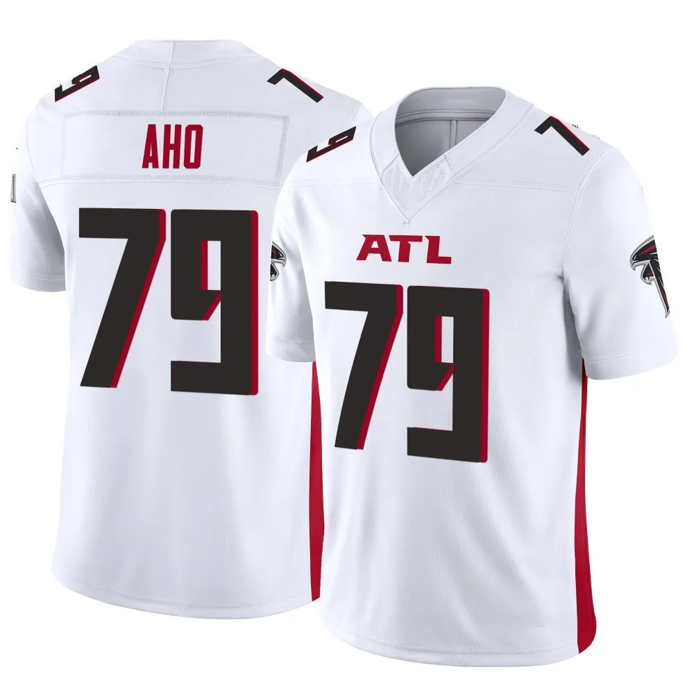Junior Aho Atlanta Falcons Men's Nike Vapor F.U.S.E. Limited White Jersey Junior Aho Atlanta Falcons Men's Nike Vapor F.U.S.E. Limited White Jersey