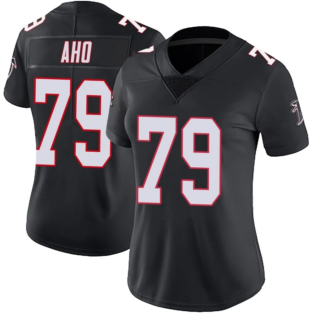 Junior Aho Atlanta Falcons Women's Nike Vapor Untouchable Limited Black Jersey Junior Aho Atlanta Falcons Women's Nike Vapor Untouchable Limited Black Jersey