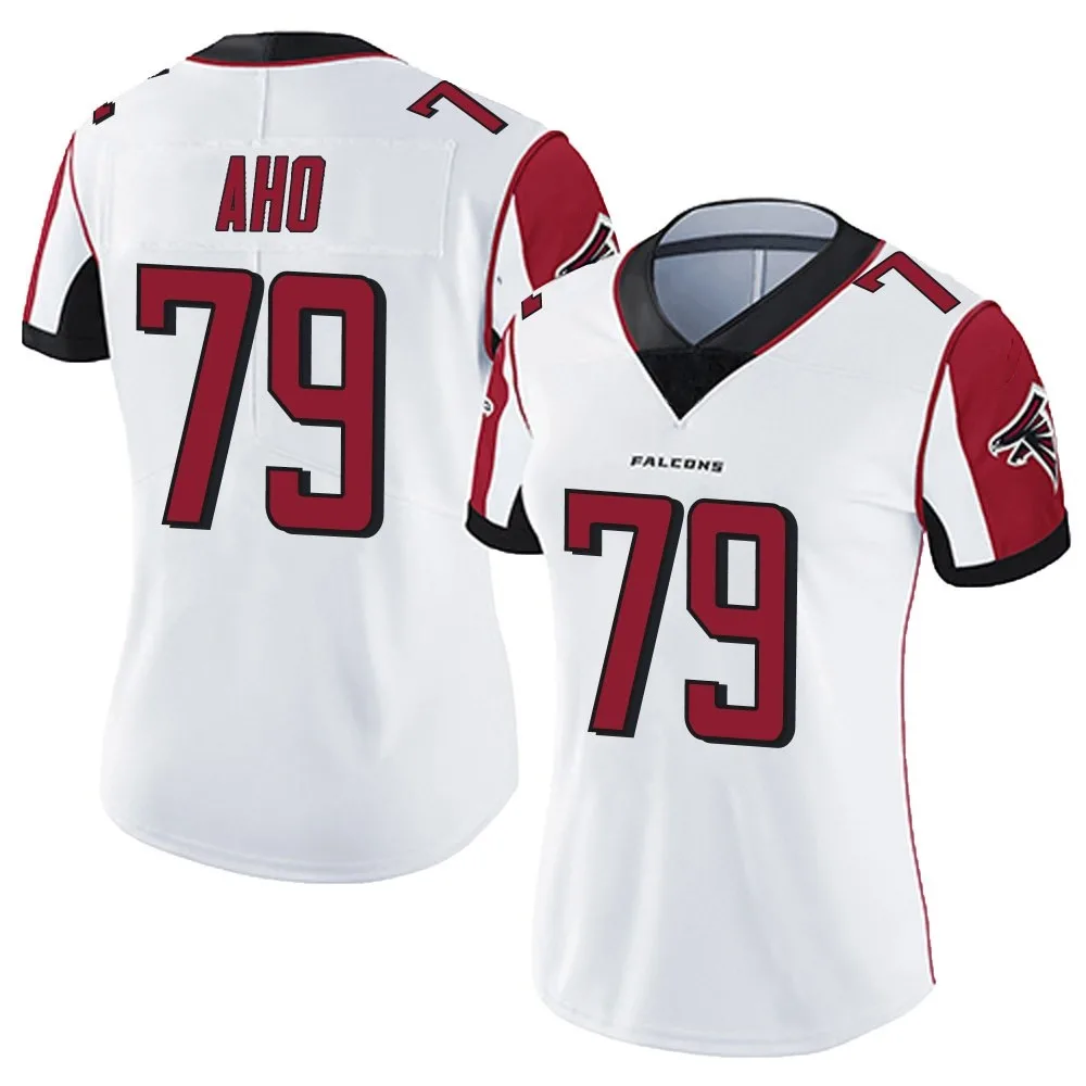 Junior Aho Atlanta Falcons Women's Nike Vapor Untouchable Limited White Jersey Junior Aho Atlanta Falcons Women's Nike Vapor Untouchable Limited White Jersey