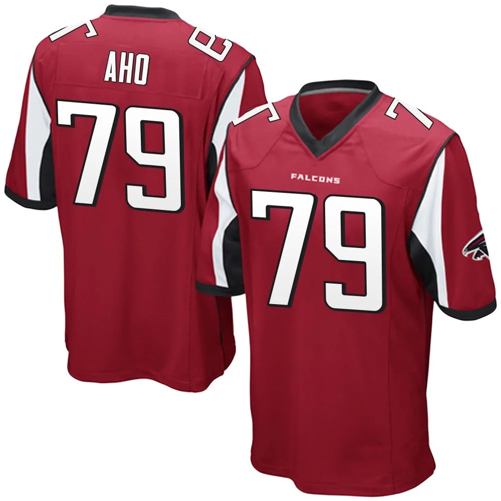 Junior Aho Atlanta Falcons Youth Nike Team Color Game Red Jersey Junior Aho Atlanta Falcons Youth Nike Team Color Game Red Jersey