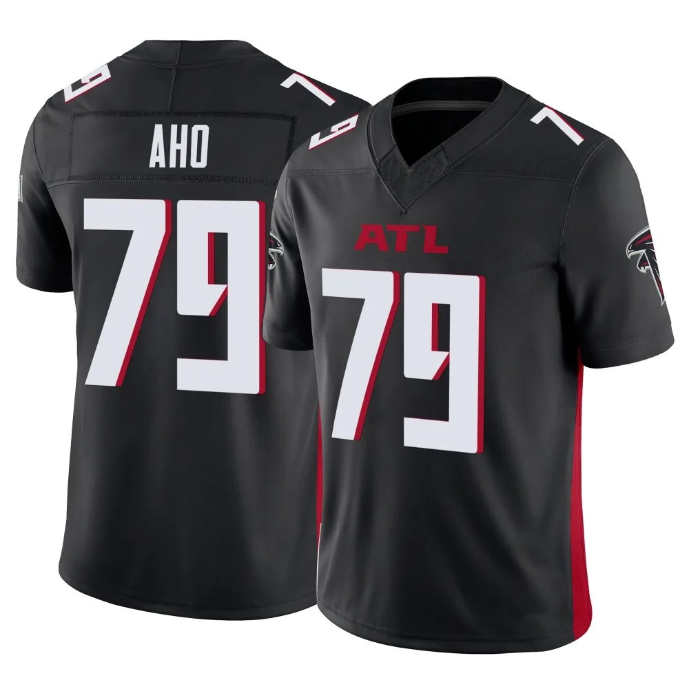 Junior Aho Atlanta Falcons Youth Nike Vapor F.U.S.E. Limited Black Jersey Junior Aho Atlanta Falcons Youth Nike Vapor F.U.S.E. Limited Black Jersey