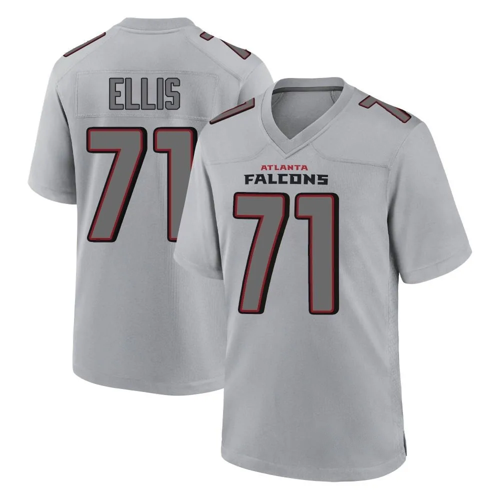 Justin Ellis Atlanta Falcons Men's Nike Atmosphere Fashion Game Gray Jersey Justin Ellis Atlanta Falcons Men's Nike Atmosphere Fashion Game Gray Jersey