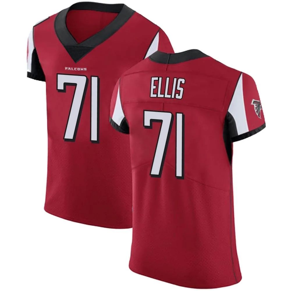 Justin Ellis Atlanta Falcons Men's Nike Team Color Elite Red Jersey Justin Ellis Atlanta Falcons Men's Nike Team Color Elite Red Jersey
