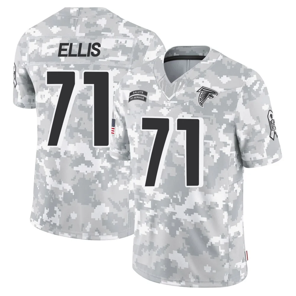 Justin Ellis Atlanta Falcons Youth Nike 2024 Salute To Service Limited Arctic Camo Jersey Justin Ellis Atlanta Falcons Youth Nike 2024 Salute To Service Limited Arctic Camo Jersey