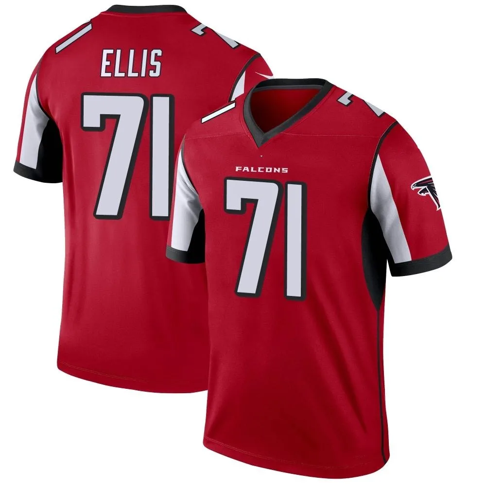 Justin Ellis Atlanta Falcons Youth Nike Legend Red Jersey Justin Ellis Atlanta Falcons Youth Nike Legend Red Jersey