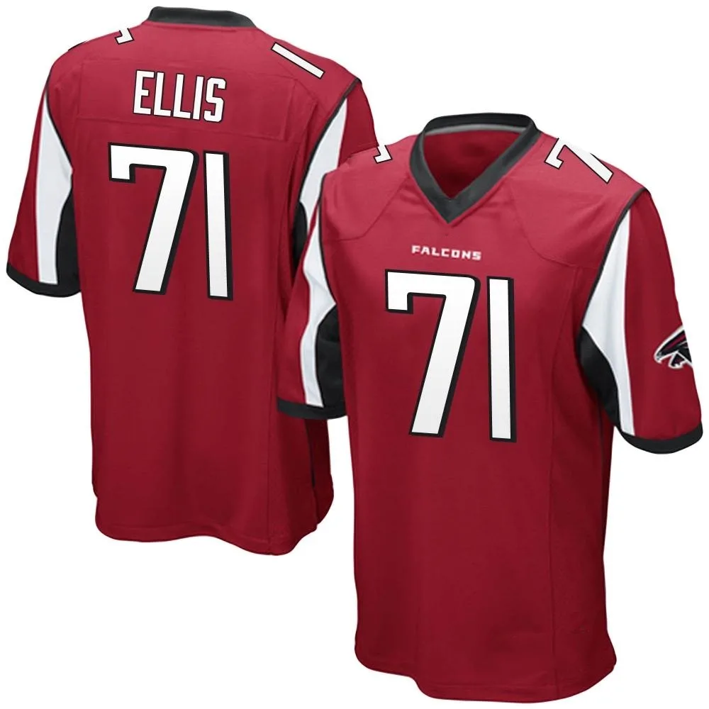 Justin Ellis Atlanta Falcons Youth Nike Team Color Game Red Jersey Justin Ellis Atlanta Falcons Youth Nike Team Color Game Red Jersey