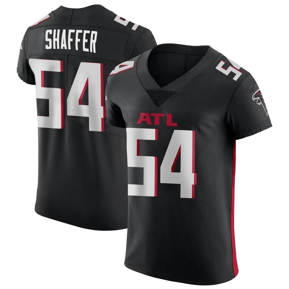 Justin Shaffer Atlanta Falcons Men's Nike Alternate Elite Black Jersey Justin Shaffer Atlanta Falcons Men's Nike Alternate Elite Black Jersey