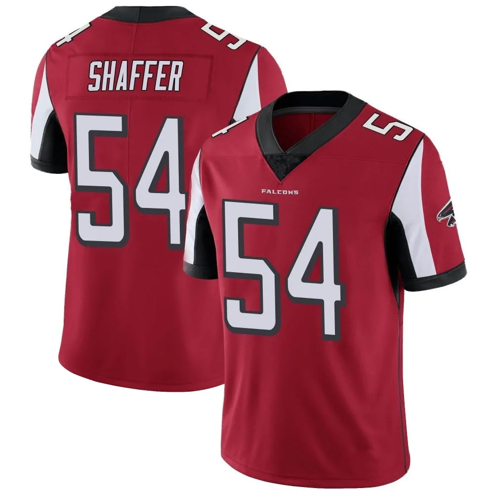 Justin Shaffer Atlanta Falcons Men's Nike Team Color Vapor Untouchable Limited Red Jersey Justin Shaffer Atlanta Falcons Men's Nike Team Color Vapor Untouchable Limited Red Jersey