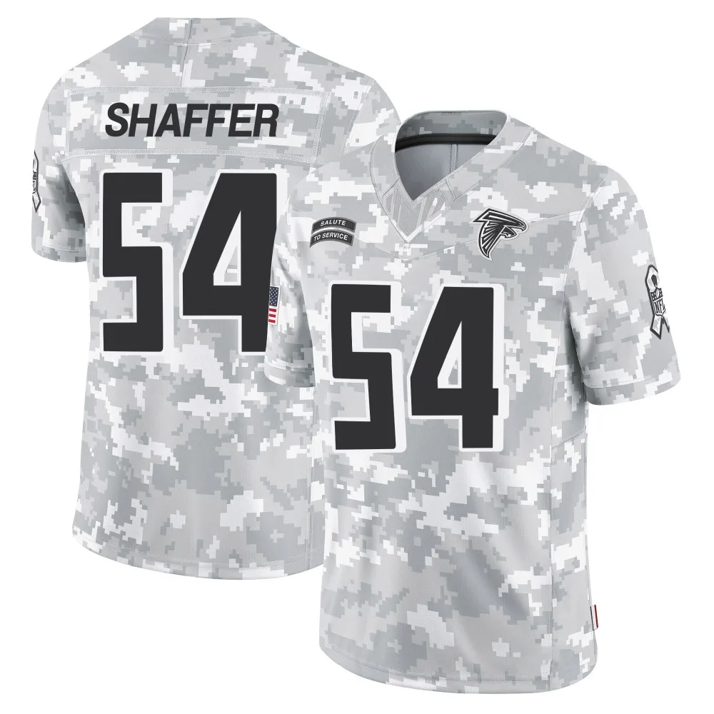Justin Shaffer Atlanta Falcons Youth Nike 2024 Salute To Service Limited Arctic Camo Jersey Justin Shaffer Atlanta Falcons Youth Nike 2024 Salute To Service Limited Arctic Camo Jersey