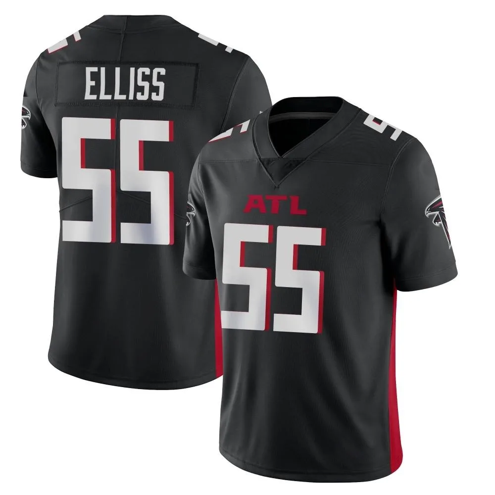 Kaden Elliss Atlanta Falcons Men's Nike Vapor Untouchable Limited Black Jersey Kaden Elliss Atlanta Falcons Men's Nike Vapor Untouchable Limited Black Jersey