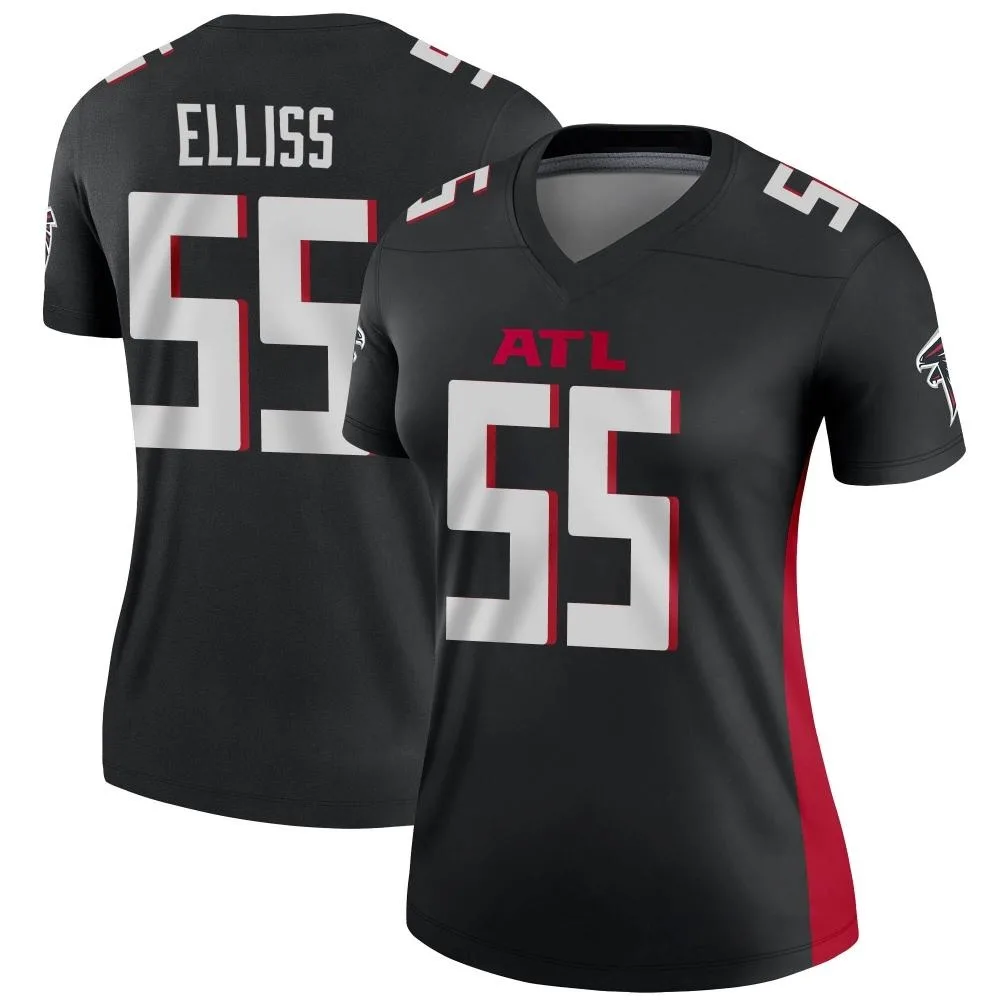 Kaden Elliss Atlanta Falcons Women's Nike Legend Black Jersey Kaden Elliss Atlanta Falcons Women's Nike Legend Black Jersey