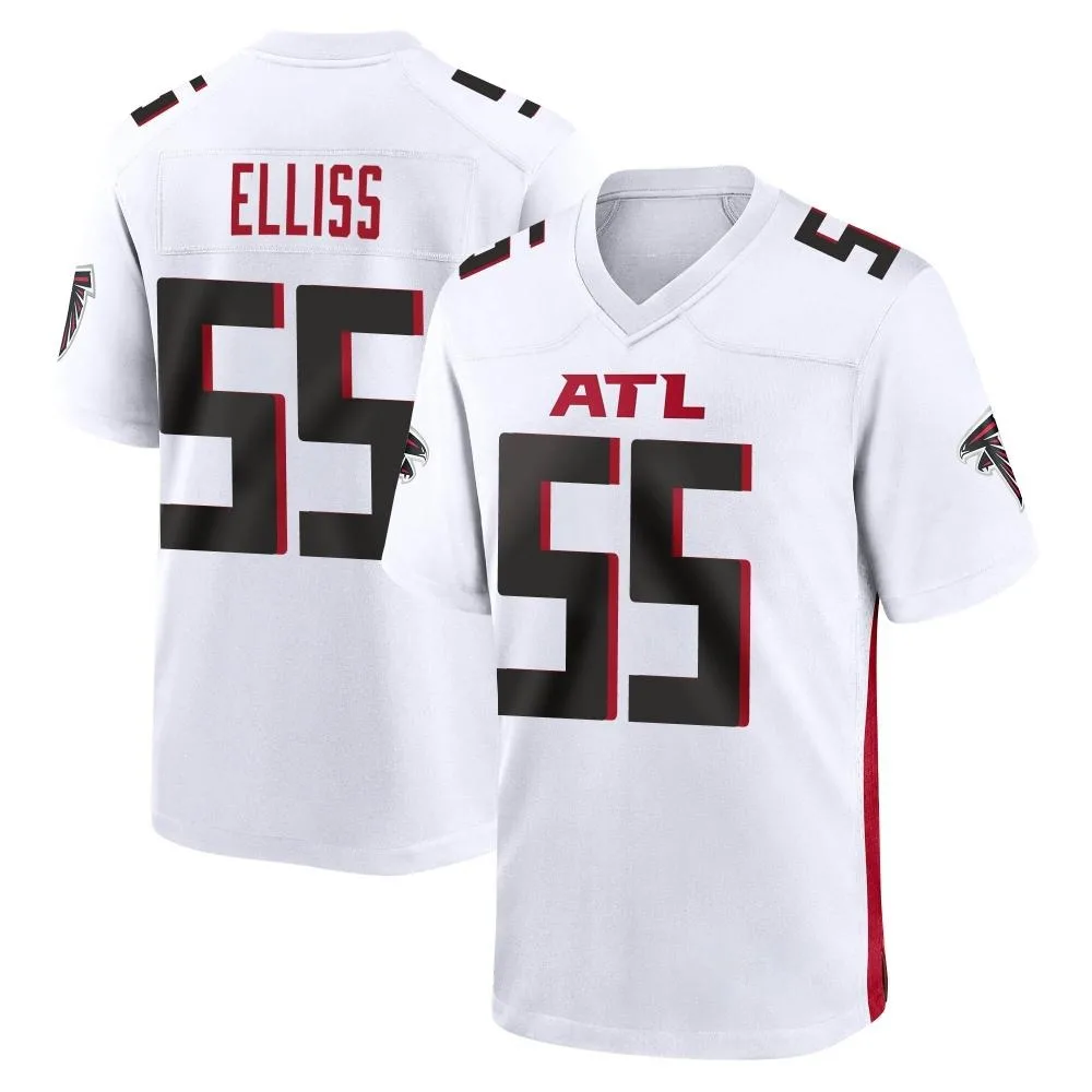 Kaden Elliss Atlanta Falcons Youth Nike Game White Jersey Kaden Elliss Atlanta Falcons Youth Nike Game White Jersey