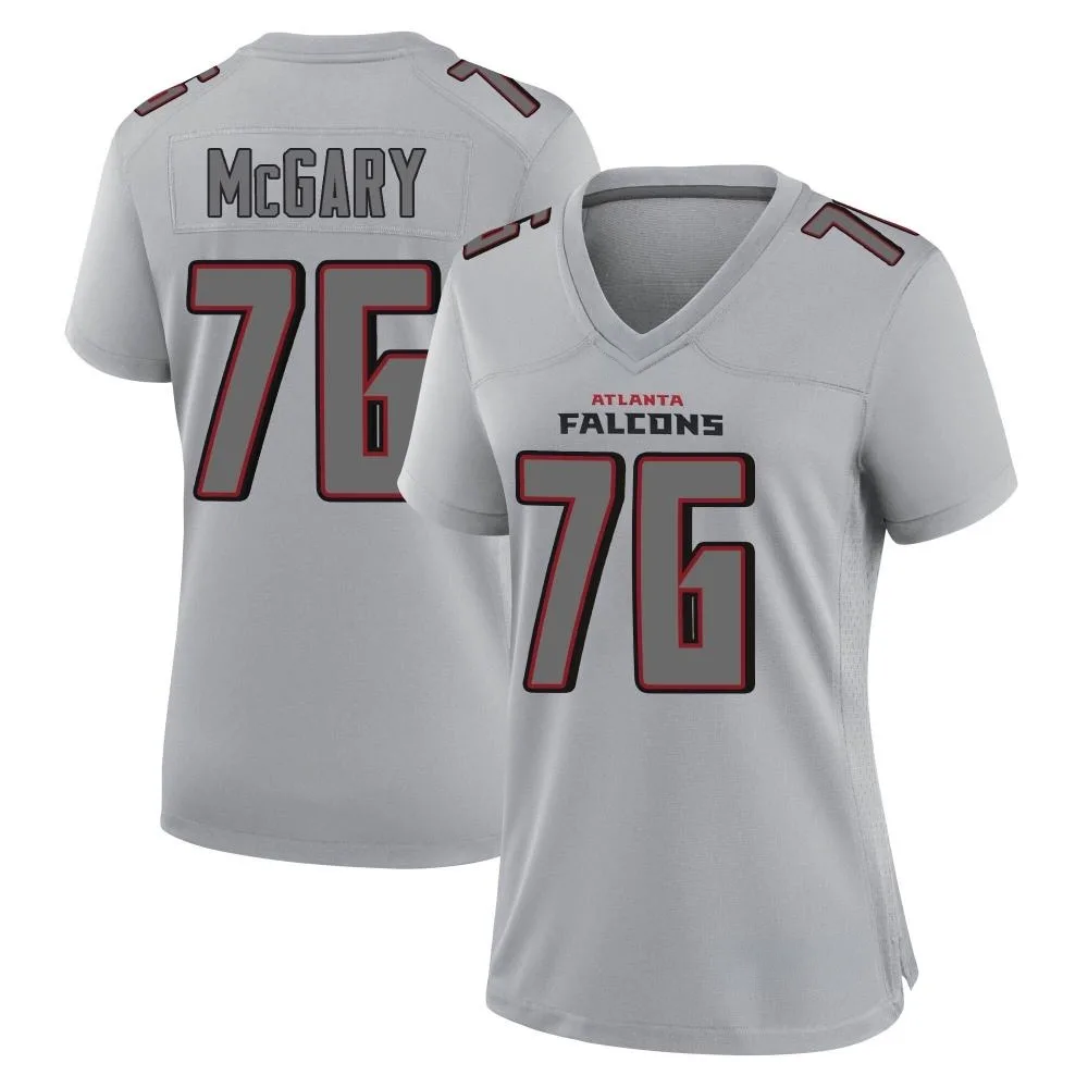 Kaleb Mcgary Atlanta Falcons Women's Nike Atmosphere Fashion Game Gray Jersey Kaleb Mcgary Atlanta Falcons Women's Nike Atmosphere Fashion Game Gray Jersey