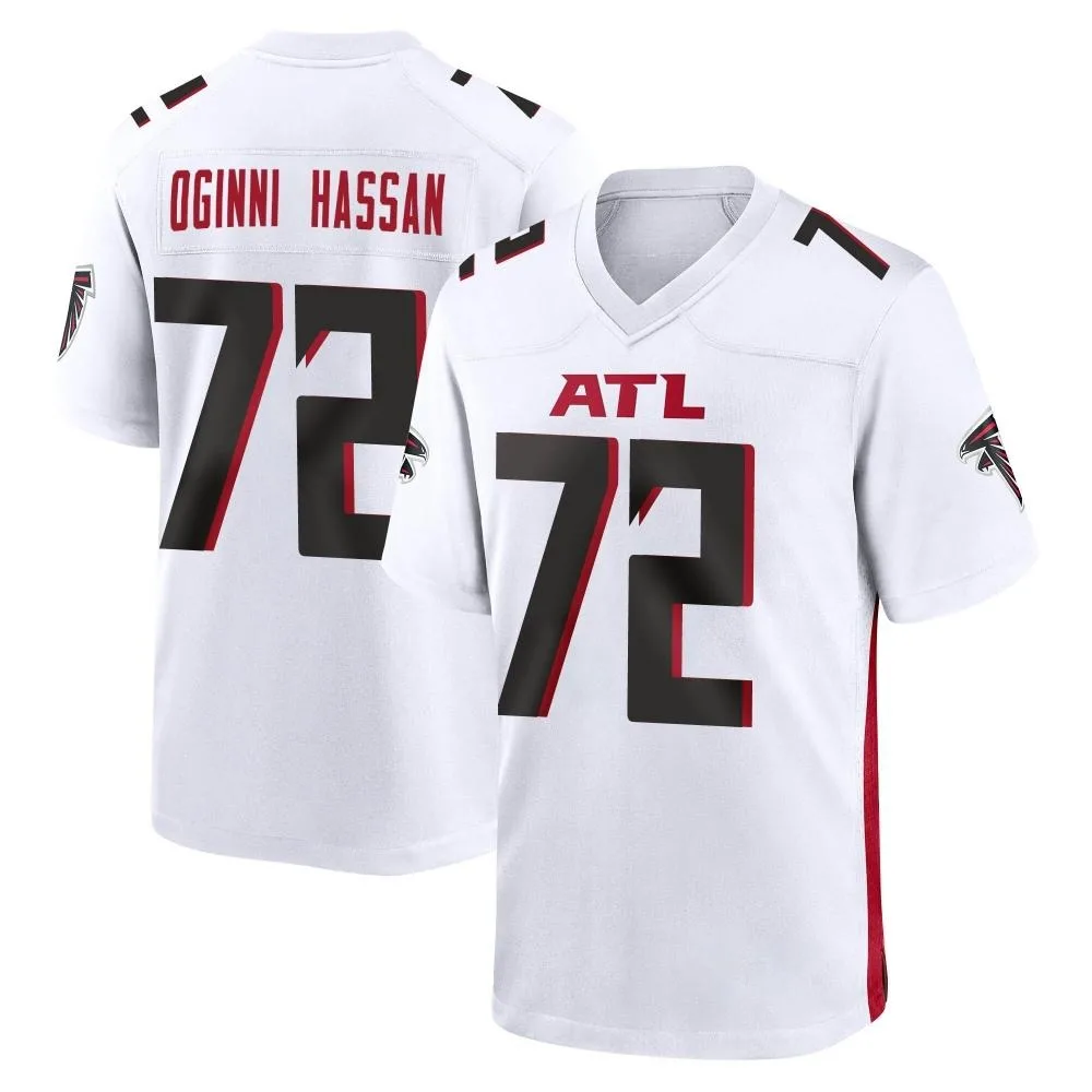 Kehinde Oginni Hassan Atlanta Falcons Youth Nike Game White Jersey Kehinde Oginni Hassan Atlanta Falcons Youth Nike Game White Jersey