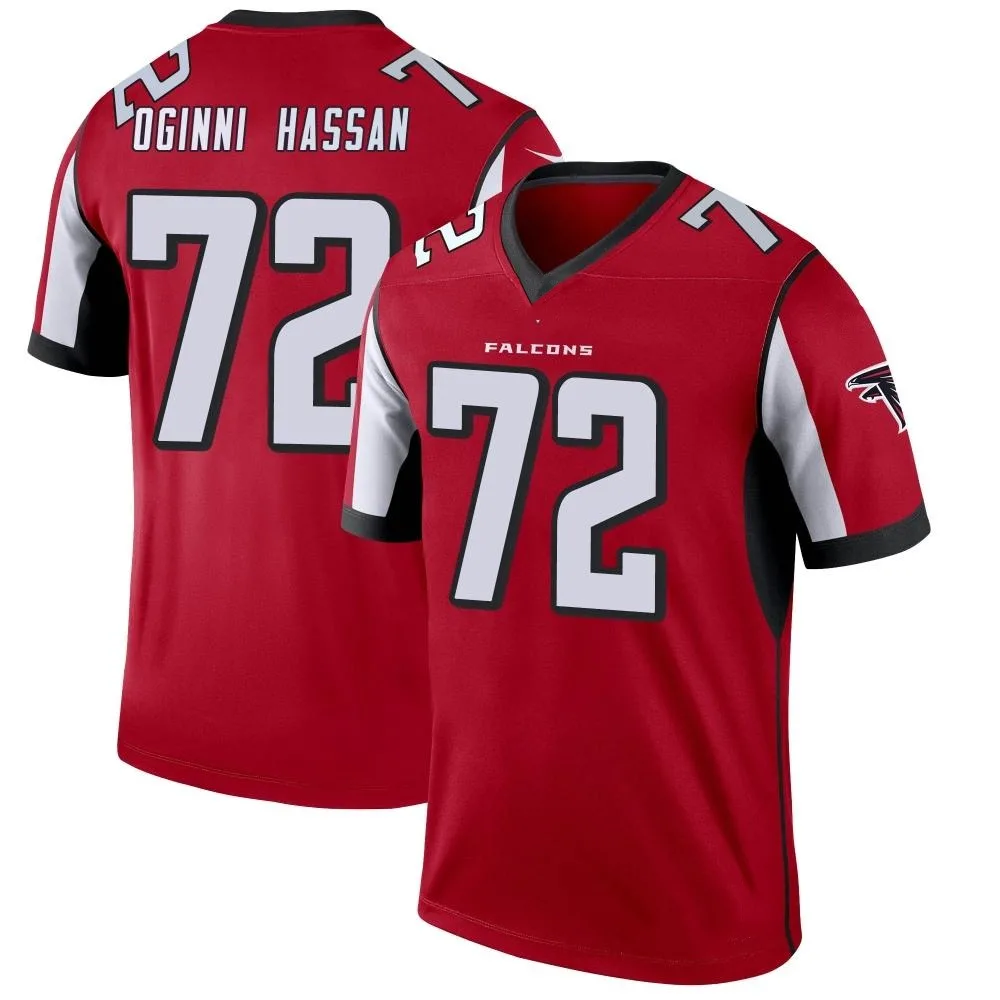 Kehinde Oginni Hassan Atlanta Falcons Youth Nike Legend Red Jersey Kehinde Oginni Hassan Atlanta Falcons Youth Nike Legend Red Jersey