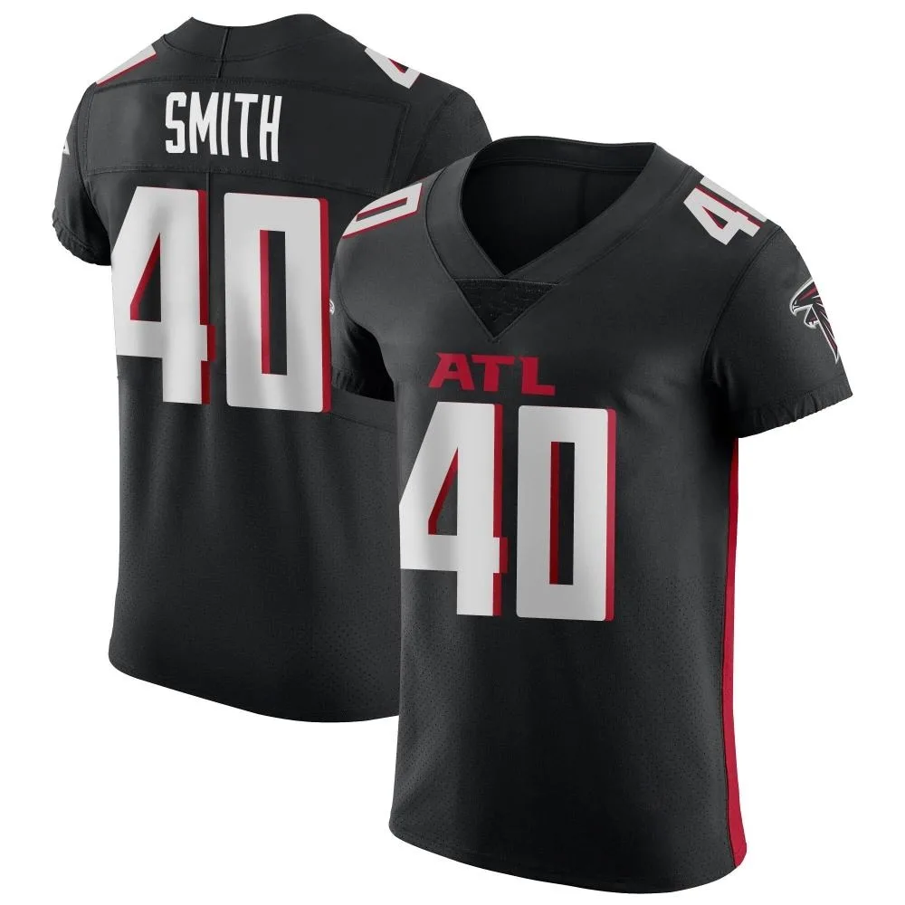 Keith Smith Atlanta Falcons Men's Nike Alternate Elite Black Jersey Keith Smith Atlanta Falcons Men's Nike Alternate Elite Black Jersey