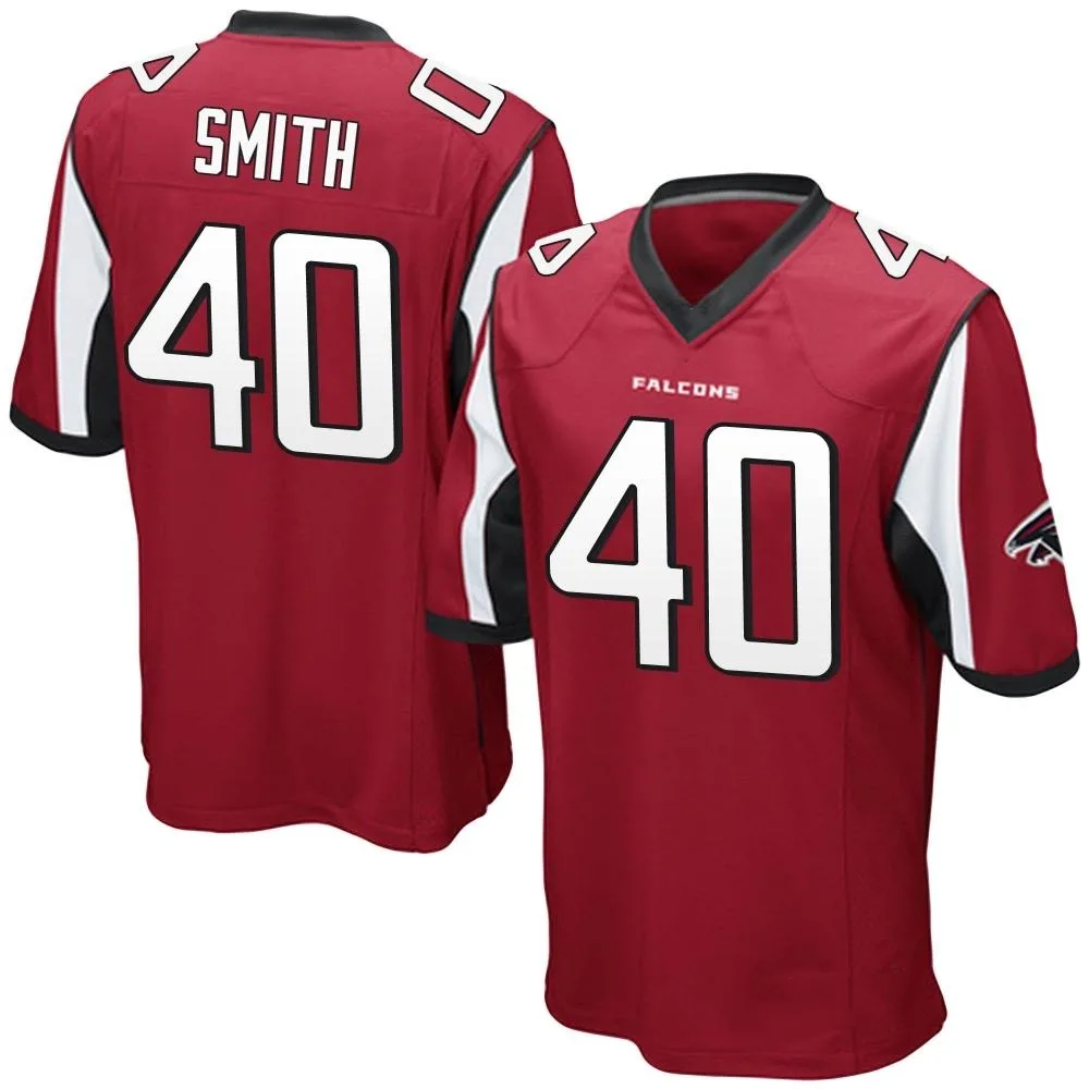 Keith Smith Atlanta Falcons Men's Nike Team Color Game Red Jersey Keith Smith Atlanta Falcons Men's Nike Team Color Game Red Jersey