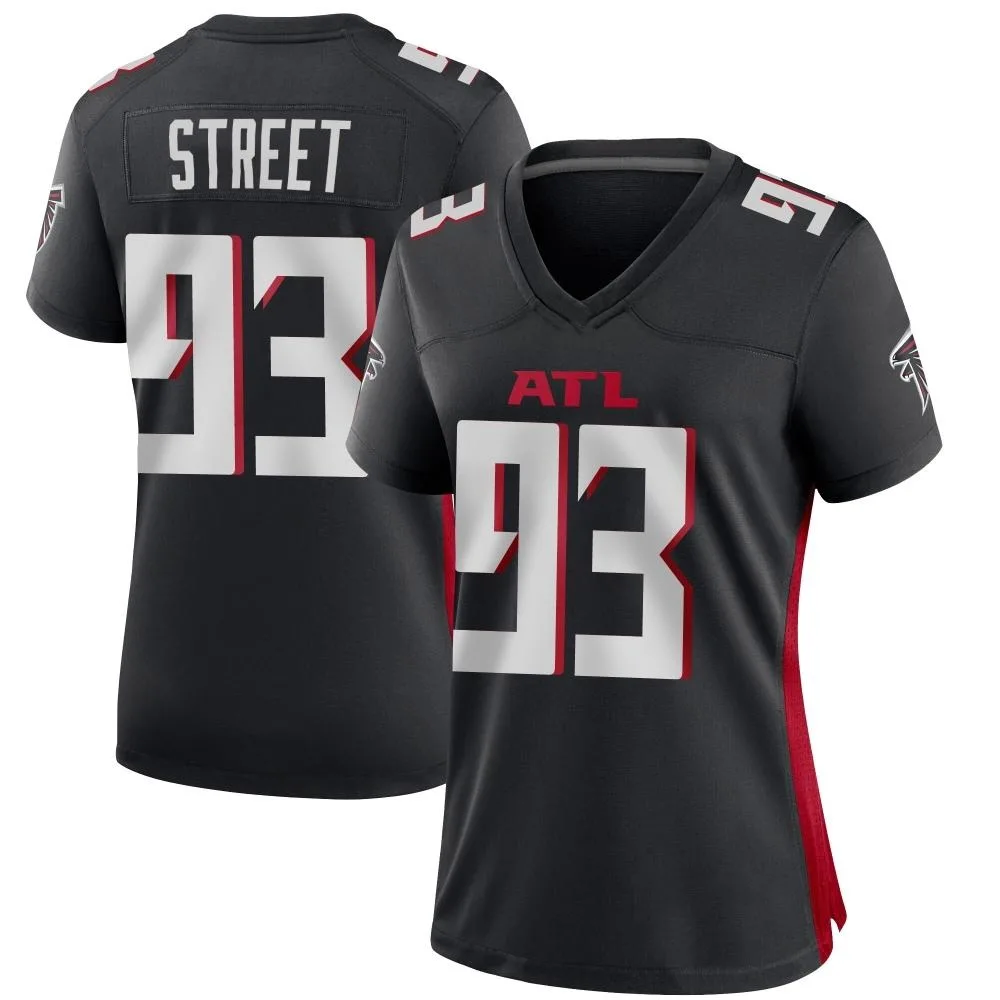 Kentavius Street Atlanta Falcons Women's Nike Alternate Game Black Jersey Kentavius Street Atlanta Falcons Women's Nike Alternate Game Black Jersey