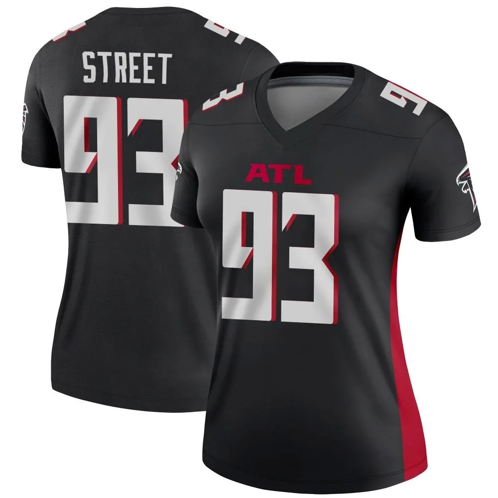 Kentavius Street Atlanta Falcons Women's Nike Legend Black Jersey Kentavius Street Atlanta Falcons Women's Nike Legend Black Jersey