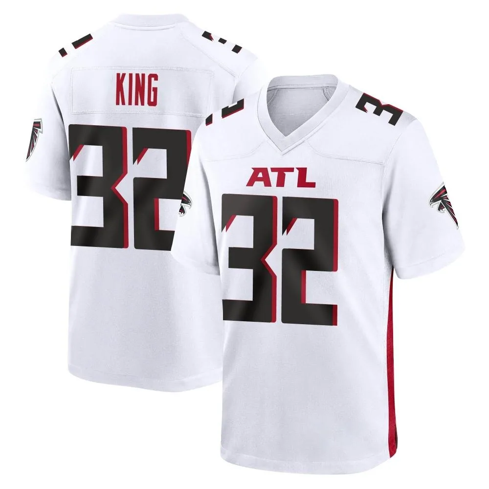 Kevin King Atlanta Falcons Men's Nike Game White Jersey Kevin King Atlanta Falcons Men's Nike Game White Jersey
