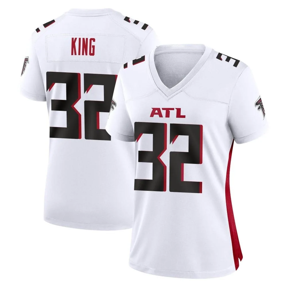 Kevin King Atlanta Falcons Women's Nike Game White Jersey Kevin King Atlanta Falcons Women's Nike Game White Jersey