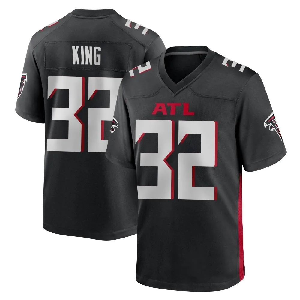 Kevin King Atlanta Falcons Youth Nike Alternate Game Black Jersey Kevin King Atlanta Falcons Youth Nike Alternate Game Black Jersey