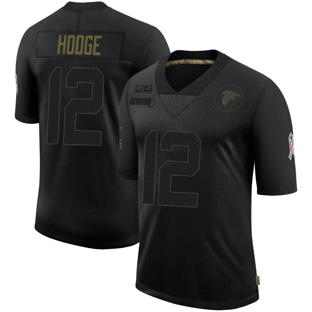 Khadarel Hodge Atlanta Falcons Men's Nike 2020 Salute To Service Limited Black Jersey Khadarel Hodge Atlanta Falcons Men's Nike 2020 Salute To Service Limited Black Jersey