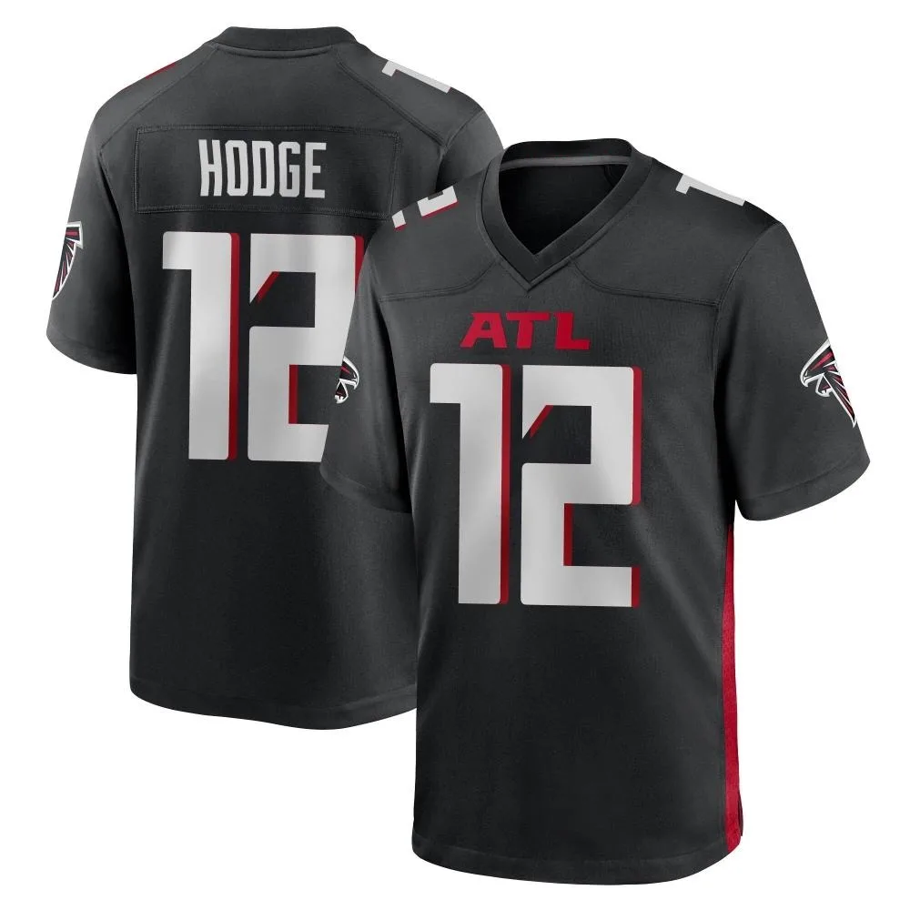 Khadarel Hodge Atlanta Falcons Men's Nike Alternate Game Black Jersey Khadarel Hodge Atlanta Falcons Men's Nike Alternate Game Black Jersey