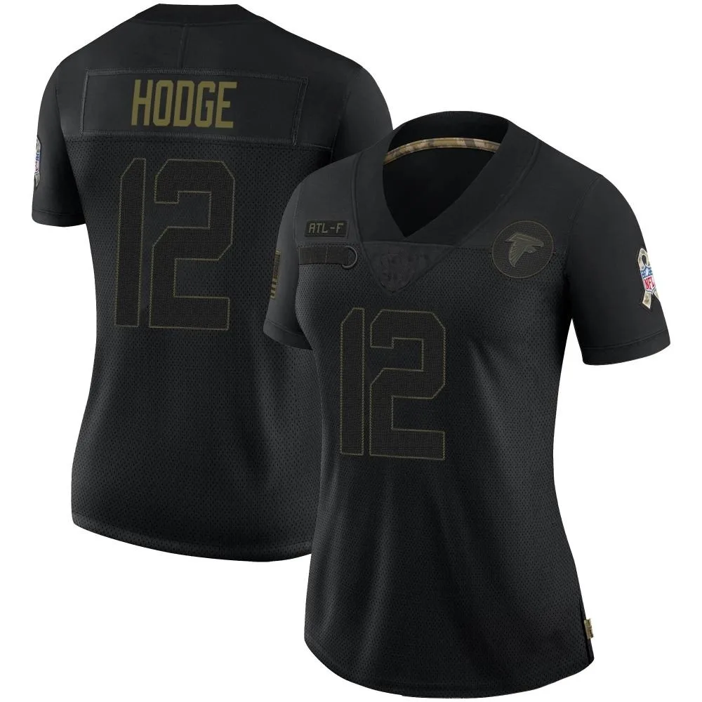 Khadarel Hodge Atlanta Falcons Women's Nike 2020 Salute To Service Limited Black Jersey Khadarel Hodge Atlanta Falcons Women's Nike 2020 Salute To Service Limited Black Jersey