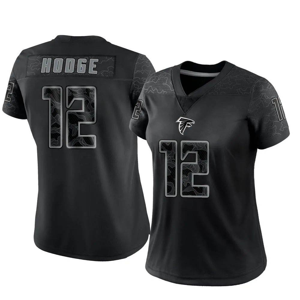 Khadarel Hodge Atlanta Falcons Women's Nike Reflective Limited Black Jersey Khadarel Hodge Atlanta Falcons Women's Nike Reflective Limited Black Jersey