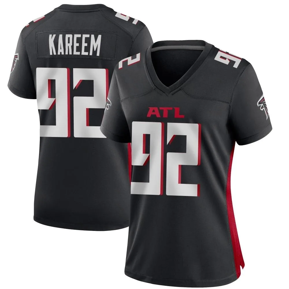 Khalid Kareem Atlanta Falcons Women's Nike Alternate Game Black Jersey Khalid Kareem Atlanta Falcons Women's Nike Alternate Game Black Jersey