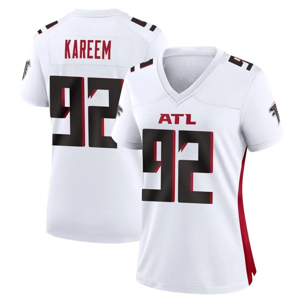 Khalid Kareem Atlanta Falcons Women's Nike Game White Jersey Khalid Kareem Atlanta Falcons Women's Nike Game White Jersey